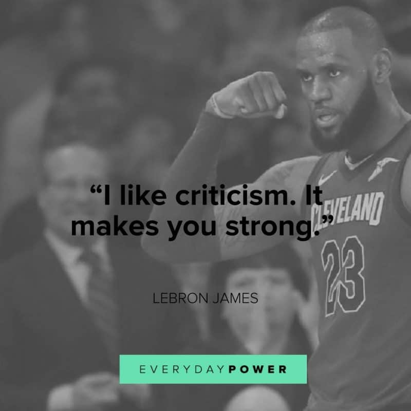 Lebron James Quotes Lebron James Quotes about getting stronger