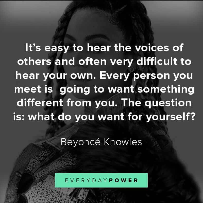 Empowering Beyoncé quotes about success and knowing your worth