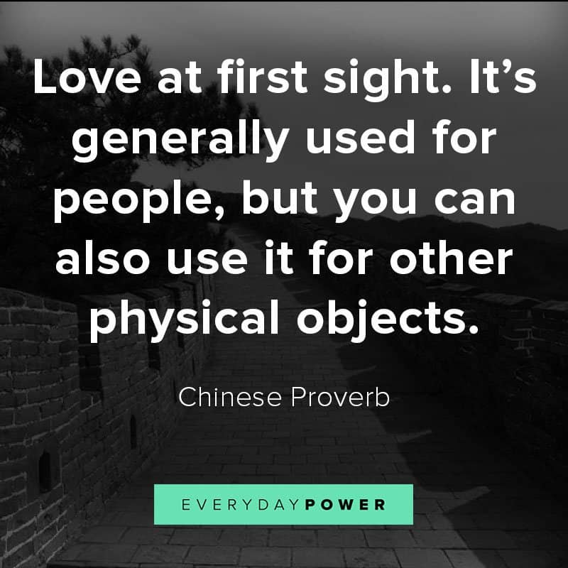 Famous Chinese proverbs about love Famous Chinese proverbs about love