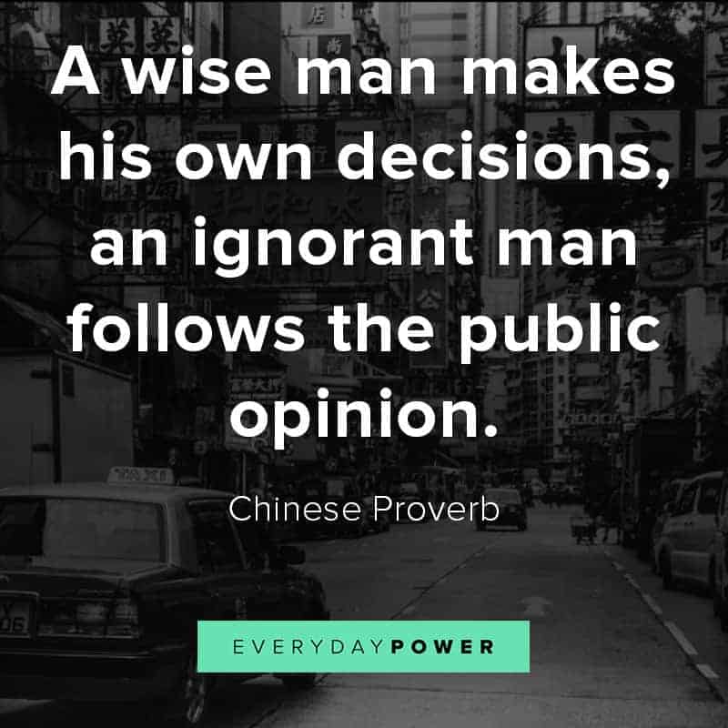 Chinese proverbs, quotes, and sayings