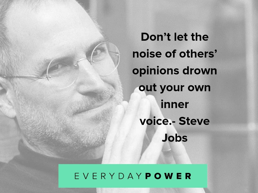 steve jobs quotes about inner voice steve jobs quotes about opinions