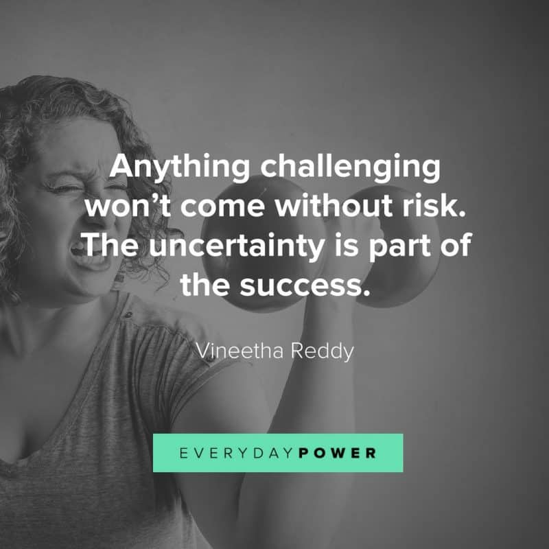 How successful people overcome weakness Successful people take risks