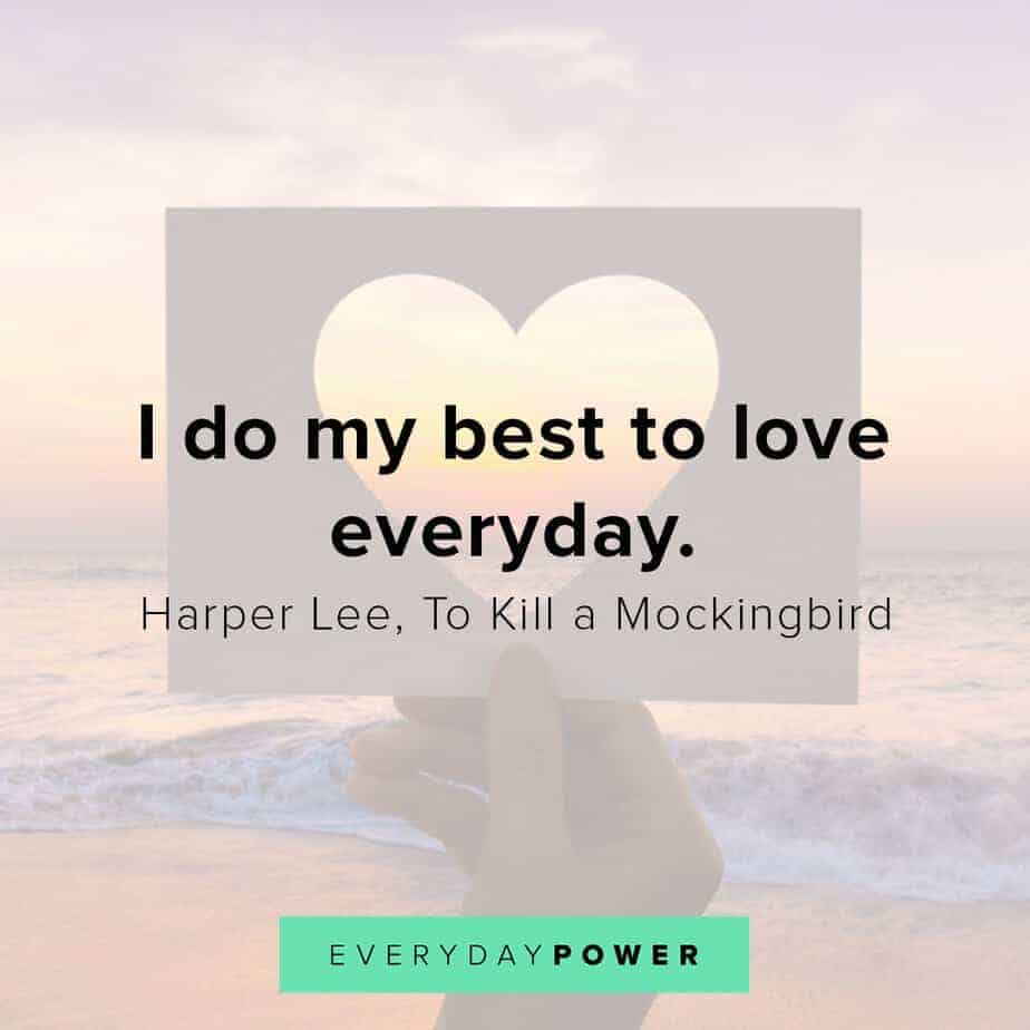 To Kill a Mockingbird Quotes about love