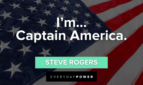 “I'm... Captain America.” - Steve Rogers (Captain America) Amazing Captain America Quotes