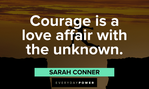 “Courage is a love affair with the unknown.” - Osho Osho quotes about courage