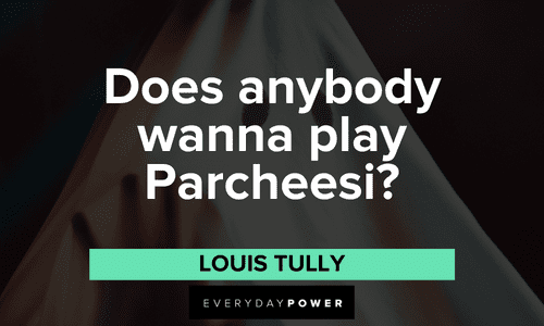 "Does anybody wanna play Parcheesi?" — Louis Tully Ghostbusters quotes about parcheesi