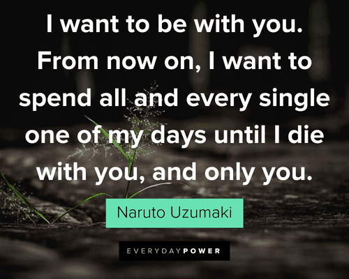 Romantic Naruto Quotes