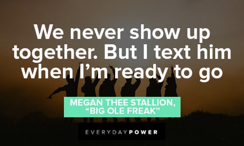 Megan Thee Stallion Quotes About lovers