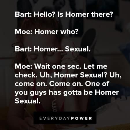 Bart Simpson quotes about Prank Call