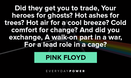 Wise Pink Floyd Quotes