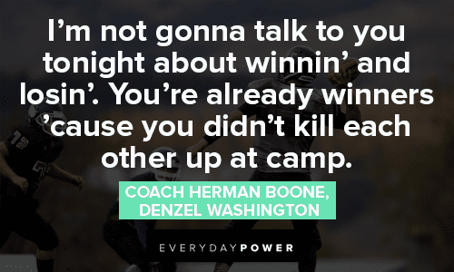 Remember the Titans Quotes About Winners