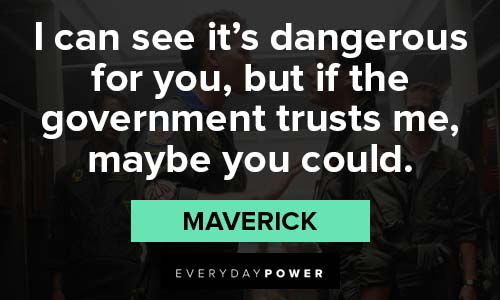 Top Gun quotes about danger