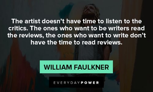 artist criticism quotes