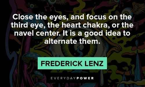 third eye quotes being focused