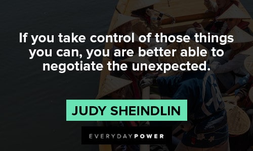 unexpected quotes about taking control