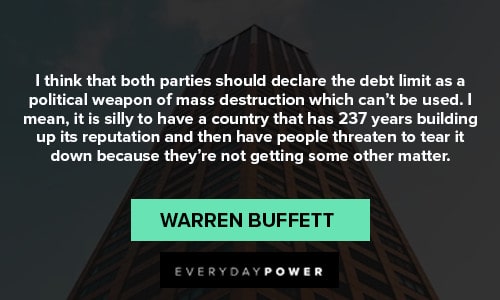 warren buffett quotes about another one of those life lesson