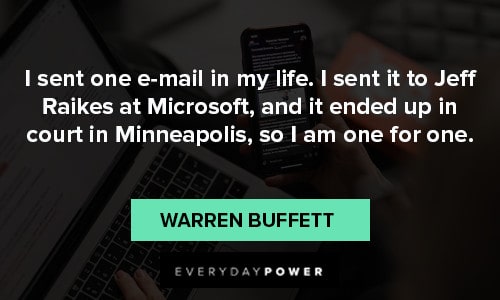 warren buffett quotes about Jeff Raikes at microsoft