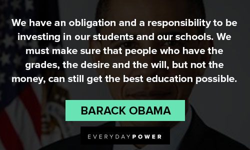 Barack Obama quotes about education Barack Obama quotes about best education