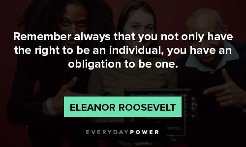 self help quotes about obligaton to be one