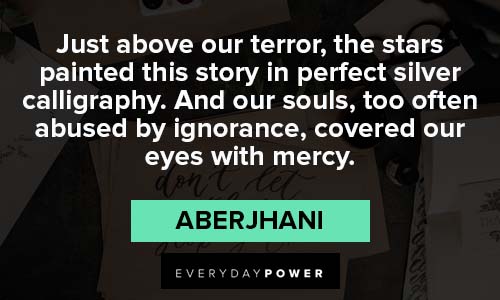 calligraphy quotes about story in perfect silver calligraphy