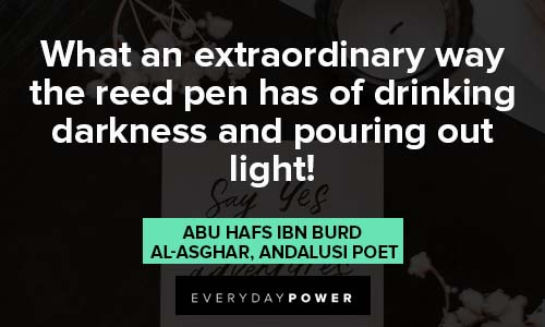 calligraphy quotes about etraordinary way