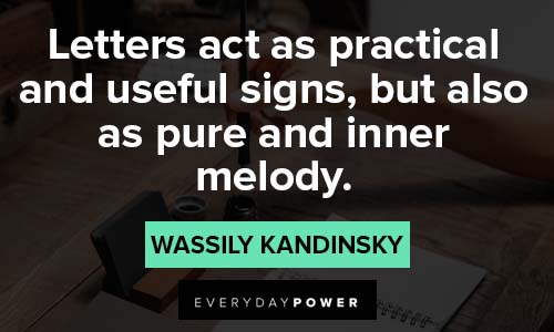 calligraphy quotes about letter act as practical and useful signs