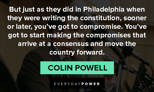 compromise quotes about that arrive at a consensus and move the country forward
