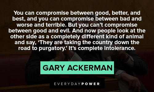 compromise quotes about you can compromise between bad
