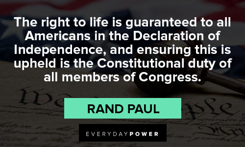 Declaration of Independence quotes about constitutional duty of all members of congress