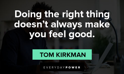 Designated Survivor quotes about doing the right thing