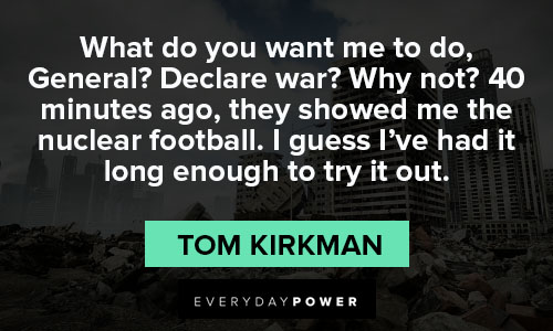 Designated Survivor quotes about declare war