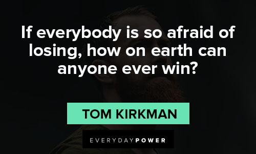 Designated Survivor quotes about if everybody is so afraid of losing