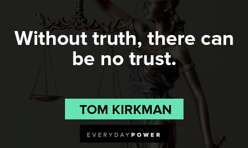 Designated Survivor quotes about without truth, there can be no trust