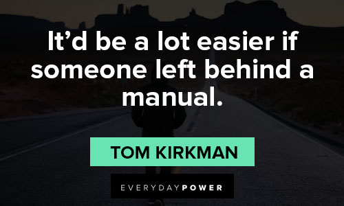 Designated Survivor quotes about it’d be a lot easier if someone left behind a manual