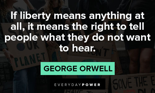 freedom of speech quotes to tell people what they do not want to hear