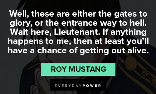 Fullmetal Alchemist quotes by Roy Mustang