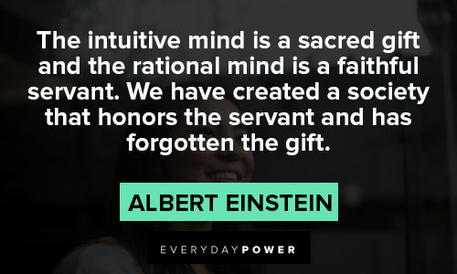 intuition quotes about society