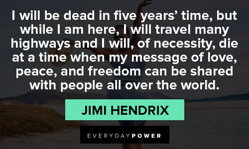 jimi hendrix quotes about freedom