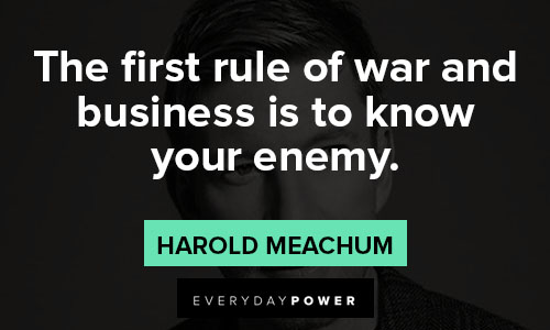 Iron Fist quotes about the first rule of war and business is to know your enemy