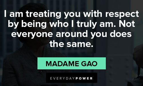 Marvel’s Iron Fist quotes from Madame Gao