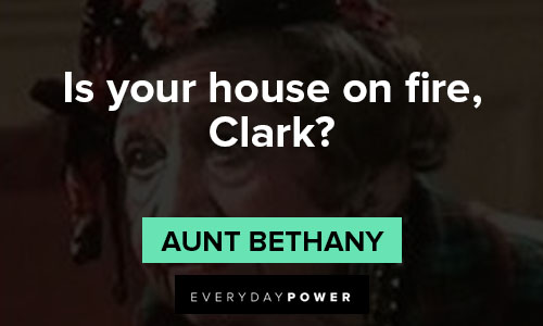 National Lampoon’s Christmas Vacation quotes about is your house on fire, Clark