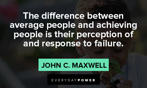 perception quotes about response to failure