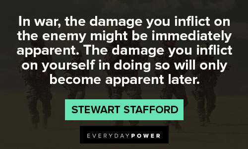 PTSD quotes from Stewart Stafford