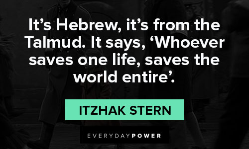 Schindler’s list quotes about saving life