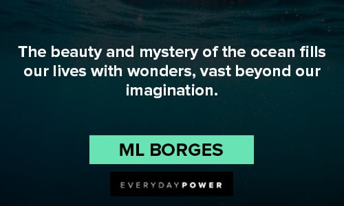 sea quotes about the beauty and mystery