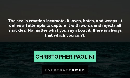 sea quotes about emotion incarnate