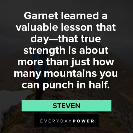 Steven Universe quotes about strength
