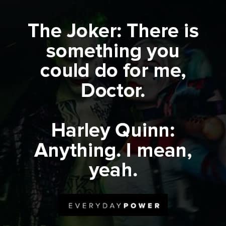 Suicide Squad quotes about doctor advise