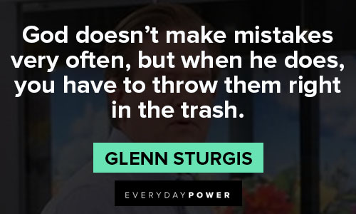 Superstore quotes about God doesn't make mistakes