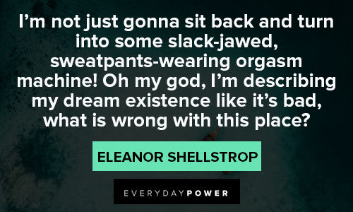 The Good Place quotes about I’m describing my dream existence like it’s bad